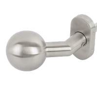 k�ls� kilincs helyett fix ajt�gomb van